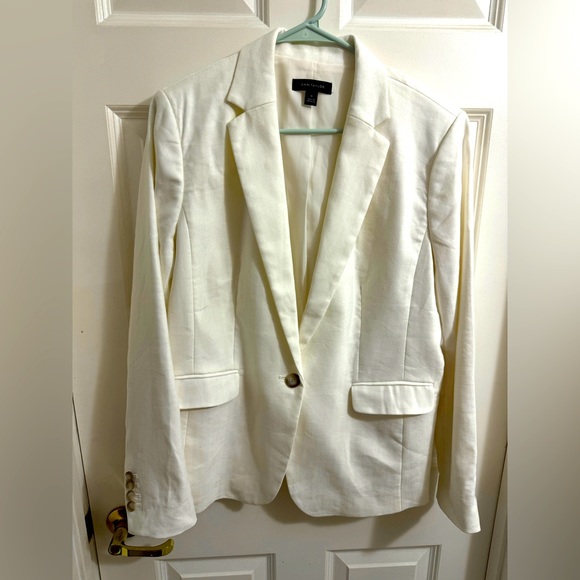 ANN TAYLOR White blazer - Picture 1 of 4